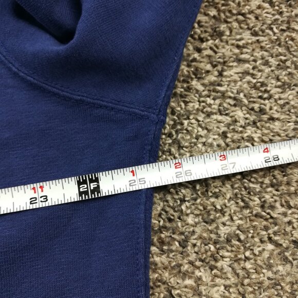 Vintage Polo Ralph Lauren Sweatshirt 1/4 Zip Talon Zipper Blue Mens XL - Picture 7 of 9